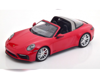 PORSCHE 911 (992) Targa 4 GTS (2021), red