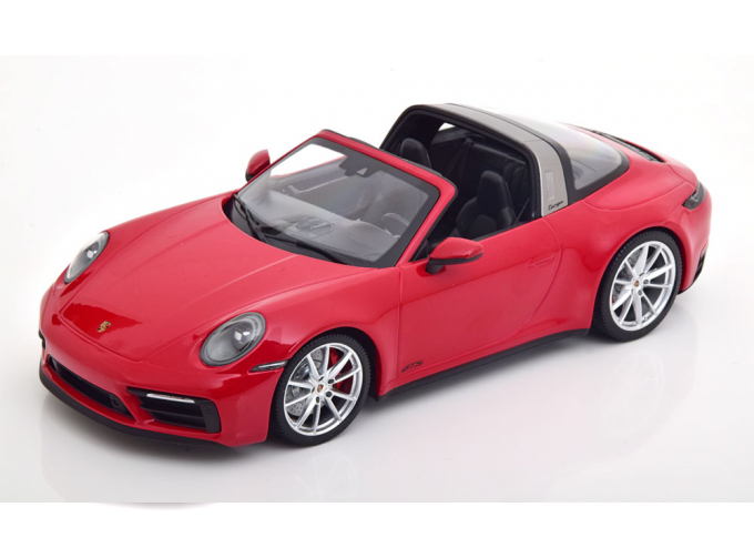 PORSCHE 911 (992) Targa 4 GTS (2021), red