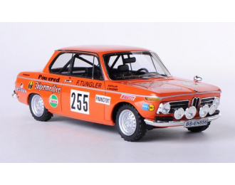 BMW 2002 Jagermeister 255 W.Stiller A.Wagener Rally Monte Carlo 1973, red