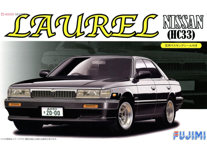 Сборная модель Nissan Laurel Medalist Club S HC33 with Window Frame Masking Seal