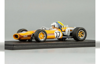 BRABHAM BT20 №17 South African GP (John Love) 1968, orange