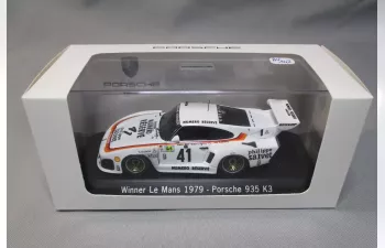 PORSCHE 935 K3 #41 K. Ludwig - B. Whittington- D. Whittington Winner LM (1979), white