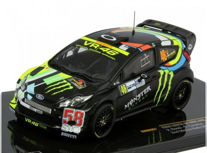 FORD Fiesta RS WRC No.46 V.Rossi-C.Cassina 2nd Monza Rally (2011), black