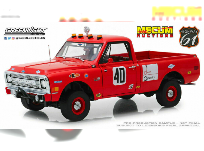 CHEVROLET C-10 Baja 1000 пикап 1969 Red