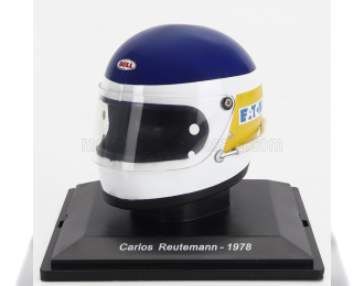 HELMET F1 Casco - Ferrari 312t3 N11 Season (1978) Carlos Reutemann, White Blue