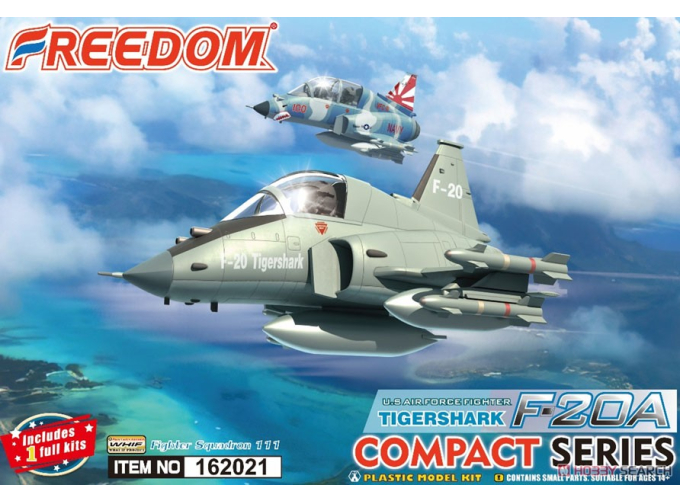Сборная модель U.S AIR Force Fighter Compact Series:F-20A Tigershark Model Kit