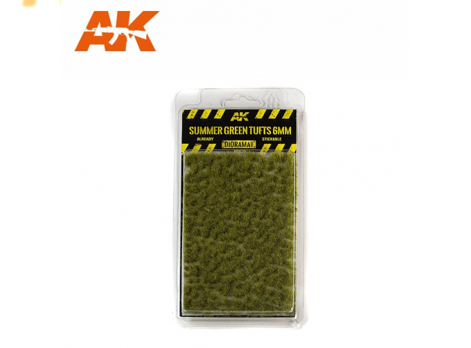 Summer green tufts 6mm