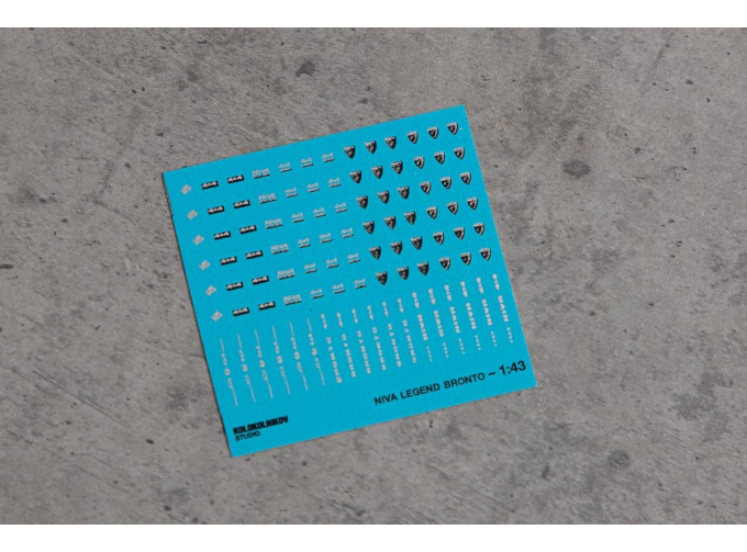 Декаль ВАЗ NIVA Бронто