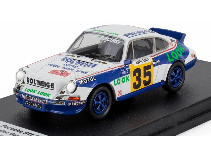 PORSCHE 911 Carrera Rs Coupe (night Version) №35 Rally Montecarlo (1978) Christian Gardavot - Georges Otto, White Blue