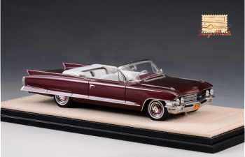 CADILLAC Series 62 Convertible (открытый) 1962 Burgundy Metallic