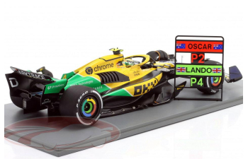 McLAREN MCL38 #4 4th Monaco GP Formula 1 Lando Norris (2024)