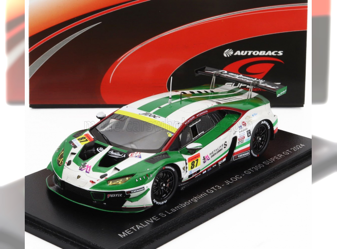 LAMBORGHINI Gt3 Team Jloc №87 Gt300 Class Super Gt (2024) Kosuke Matsuura - Natsu Sakaguchi, Green White