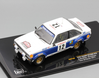 FORD Escort RS1800 No12 R.Brookes-M.Holmes Tour de Corse (1977), white / blue