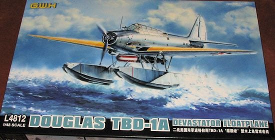 Сборная модель WWII Douglas TBD-1a Devastator Floatplane