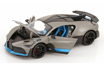 BUGATTI Divo (2018-2021), grey metallic / light blue- black