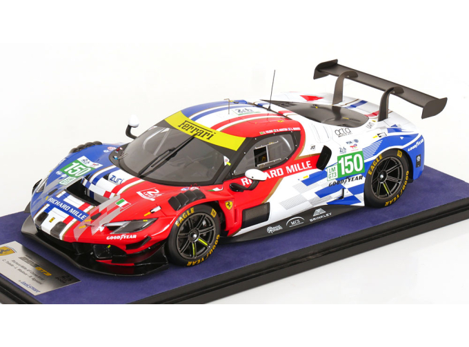 FERRARI 296 LMGT3 3.0L TWIN TURBO V6 TEAM RICHARD MILLE AF CORSE N 150 24h LE MANS 2025 RICCARDO AGOSTINI - CUSTODIO TOLEDO - LILOU WADOUX