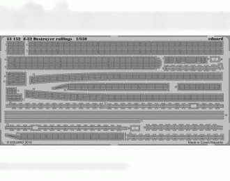 Фототравление для Z-32 destroyer railings