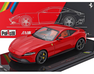 FERRARI Roma (2019) - With Showcase - Numbered One By One, Rosso Corsa 322 - Red