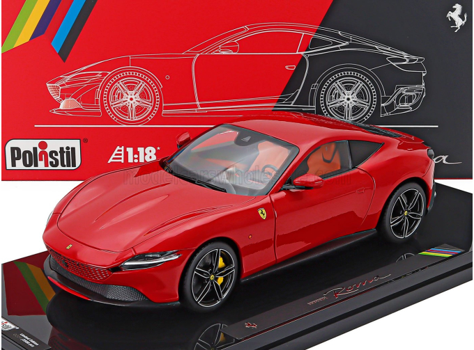 FERRARI Roma (2019) - With Showcase - Numbered One By One, Rosso Corsa 322 - Red