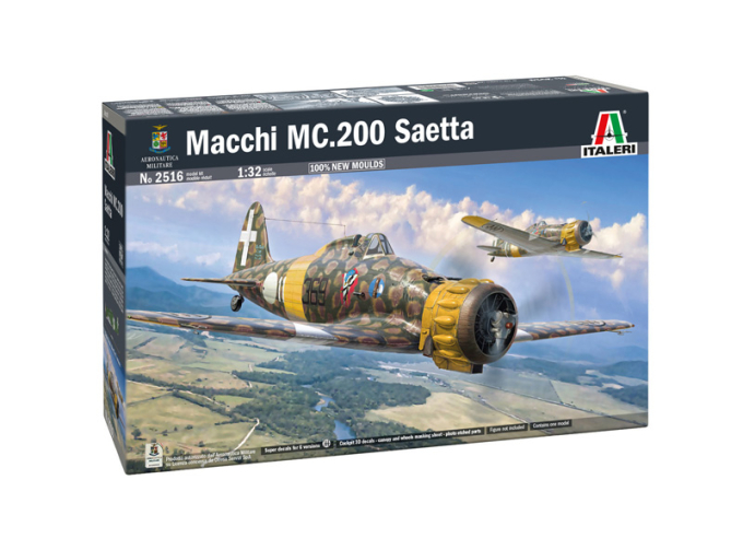 Сборная модель MACCHI Mc.202 Saetta Airplane Military 1943