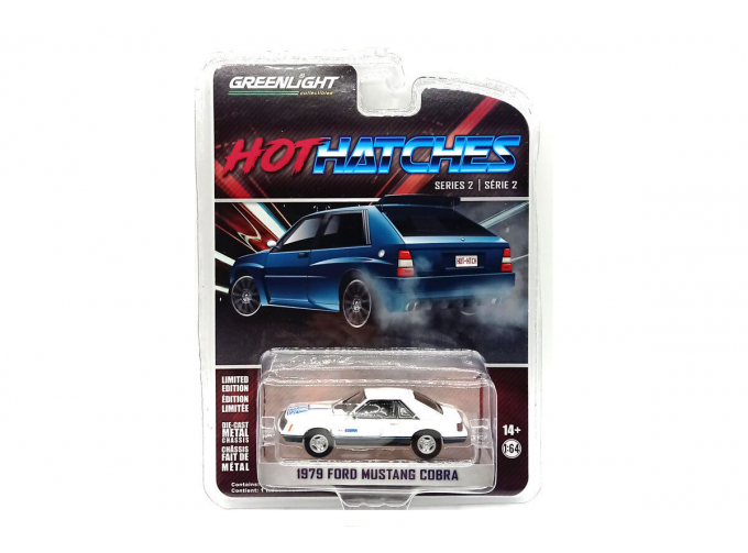FORD Mustang Cobra (1979), White and Medium Blue