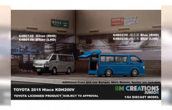 TOYOTA Hiace left hand drive (2016), blue 