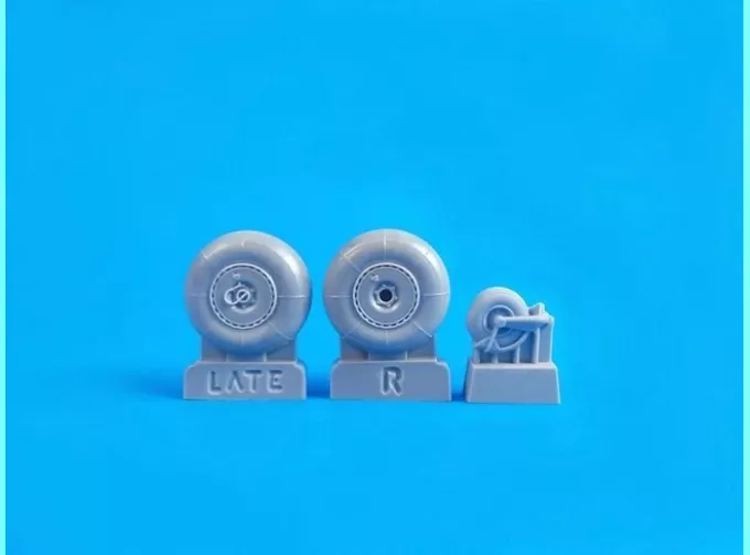 Junkers Ju 88A-4 and later /C-6/G Late Mainwheels and Tailwheel for Special Hobby / ICM / Dra