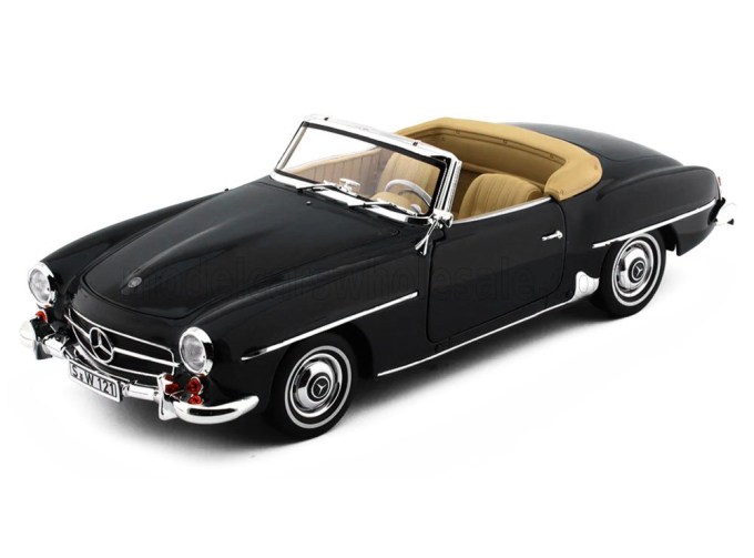 MERCEDES-BENZ SL-CLASS 190SL Spider Cabriolet Soft-Top Open (1957), black