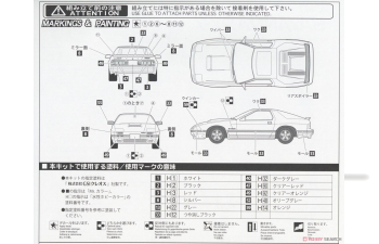 Сборная модель Savannah RX-7 FC3S Late Type (High Society Car Version)