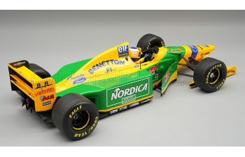 F1 B193 TEAM BENETTON FORD №0 Test Barcellona (with pilot figure) Michele Alboreto (1993)