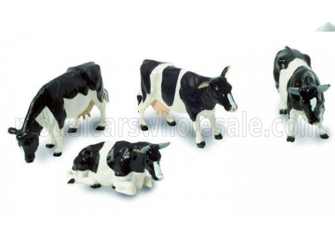 ACCESSORIES Cows - Mucche Frisone, White Black