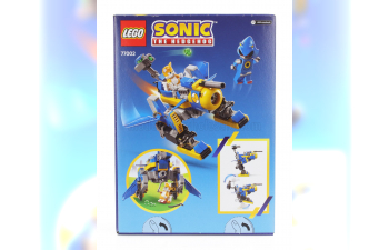 Сборная модель Sonic The Hedgehog - Cyclone Vs Metal Sonic - 290 Pezzi - 290 Pcs, Blue Yellow