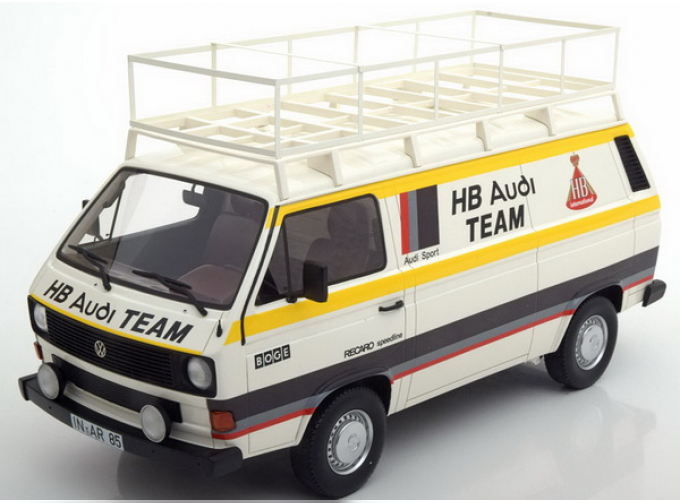 VOLKSWAGEN T3 Box Wagon техничка "HB Audi Team" 1985