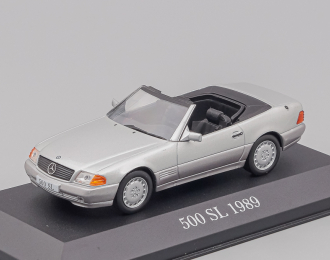 MERCEDES-BENZ 500 SL (1989), Mercedes-Benz Offizielle Modell-Sammlung 36, silver