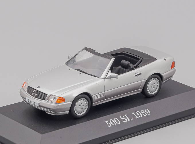 MERCEDES-BENZ 500 SL (1989), Mercedes-Benz Offizielle Modell-Sammlung 36, silver