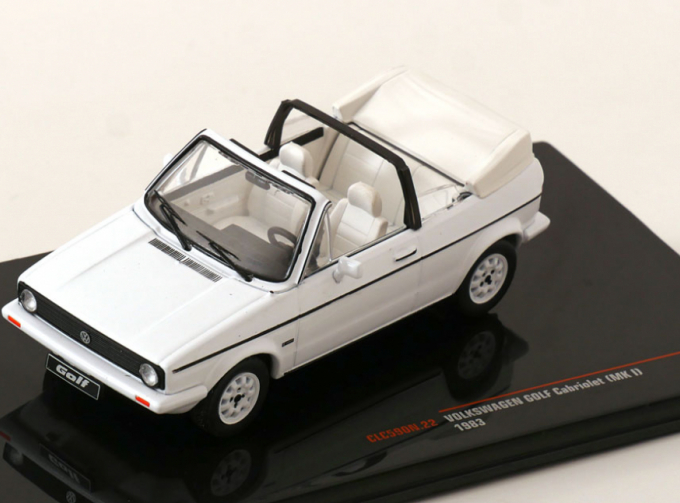 VOLKSWAGEN Golf MK I Convertible (1981), white
