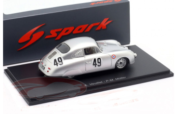 PORSCHE 356 #49 24h LeMans Auguste Veuillet, Petermax Müller (1953)