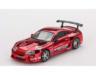 TOYOTA Supra (A80) Top Secret GT-300 (2014), red chrome 
