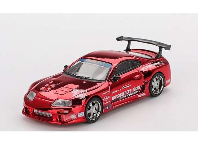 TOYOTA Supra (A80) Top Secret GT-300 (2014), red chrome 