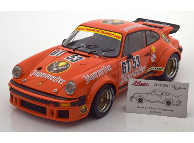 PORSCHE 934 RSR No GT53  Nuerburgring, Kelleners (1976), Jaegermeister