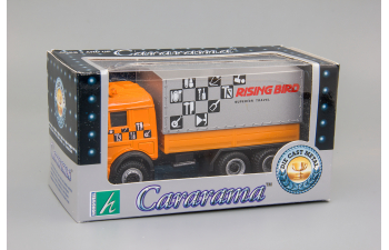 MERCEDES-BENZ SK-Series, бортовой с тентом, оранжевый