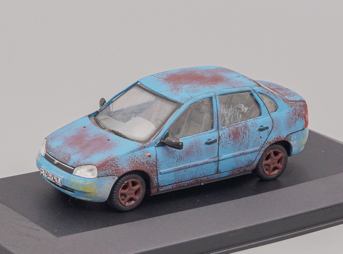 Lada Kalina, голубой