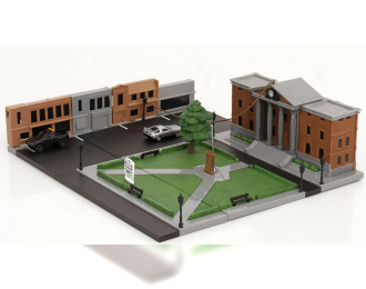 DIORAMA Back to the Future Nano Scene Hill Valley Courthouse