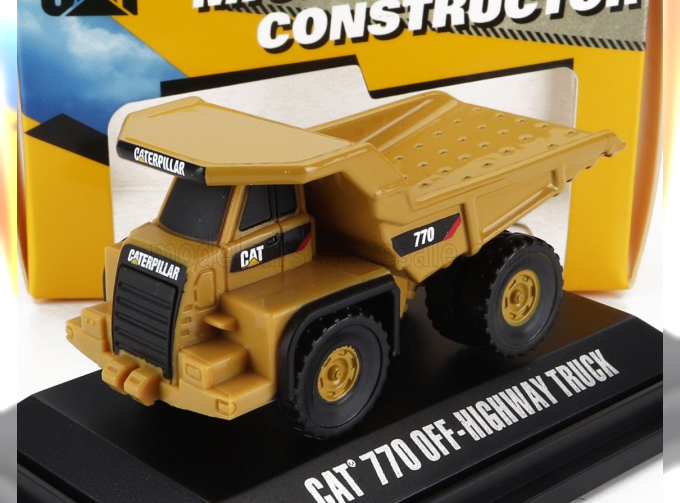 CATERPILLAR Cat770 Cassone Ribaltabile Cava Mineraria - Highway Truck - Cm.5.5, Yellow Black