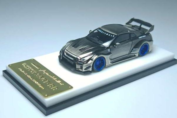 NISSAN LB GTR GT, Black chrome Brushed