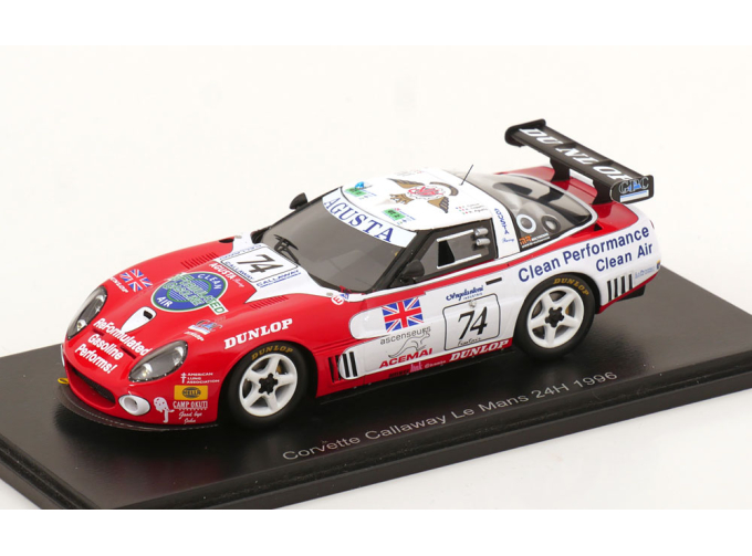 Corvette Callaway №74 24h LeMans Patrick Camus, Rocky Agusta, Almo Coppelli (1996)