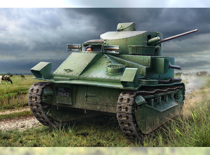 Сборная модель Танк Vickers Medium Tank MK II