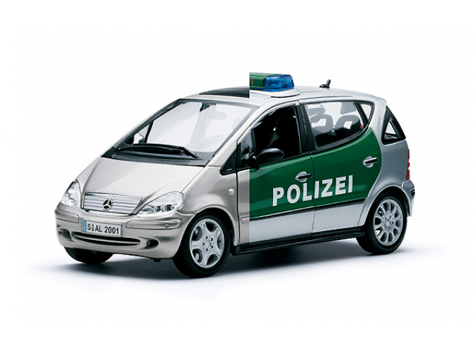 MERCEDES-BENZ A-Klasse Polizei Langversion, white / green