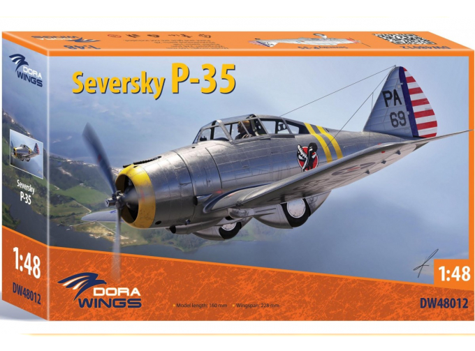 Сборная модель Seversky P-35