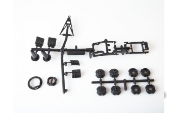 Сборная модель Камский грузовик 5320 с прицепом ГКБ-8350